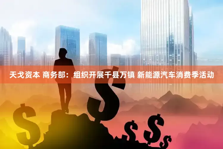 天戈资本 商务部：组织开展千县万镇 新能源汽车消费季活动