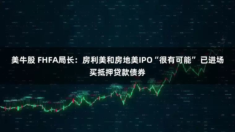 美牛股 FHFA局长：房利美和房地美IPO“很有可能” 已进场买抵押贷款债券